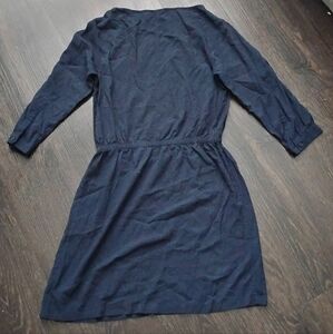 Uniqlo Dark Blue Long Sleeve Dress